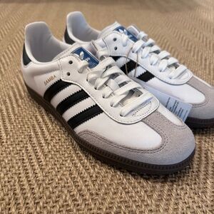 Adidas Samba OG W, black/white/gum, 6.5
